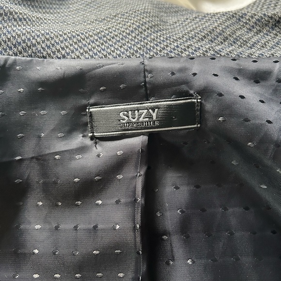 Ladies dress/bus or casual jacket/blazer.  Fitted. Steal grey (blue). EUC, Sz M - Picture 6 of 6